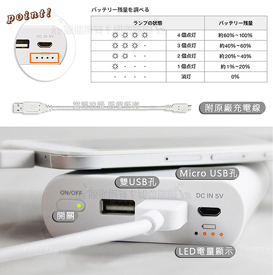 行動電源大容量